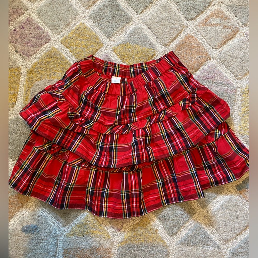 Crewcuts - Plaid tierd skirt